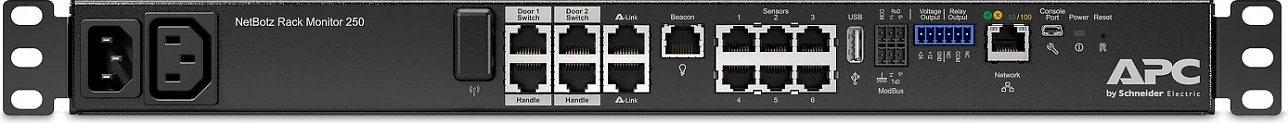 Monitor rack APC NetBotz Rack Monitor 250 NBRK0250A, 1U, Ethernet, i zi