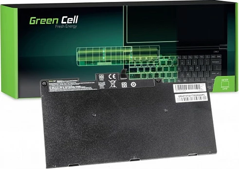 Bateri laptopi Green Cell HP107, 4000mAh, 11.4V LiPo, për HP EliteBook 745/755/840/848/850 G3 dhe ZBook 15u G3, e zezë