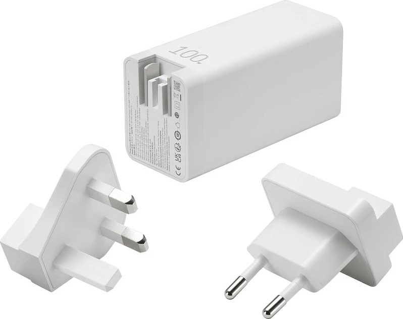 Karikues laptopi ASUS 90XB07IN-BPW010, 100W, 2x USB-C + USB-A, i bardhë