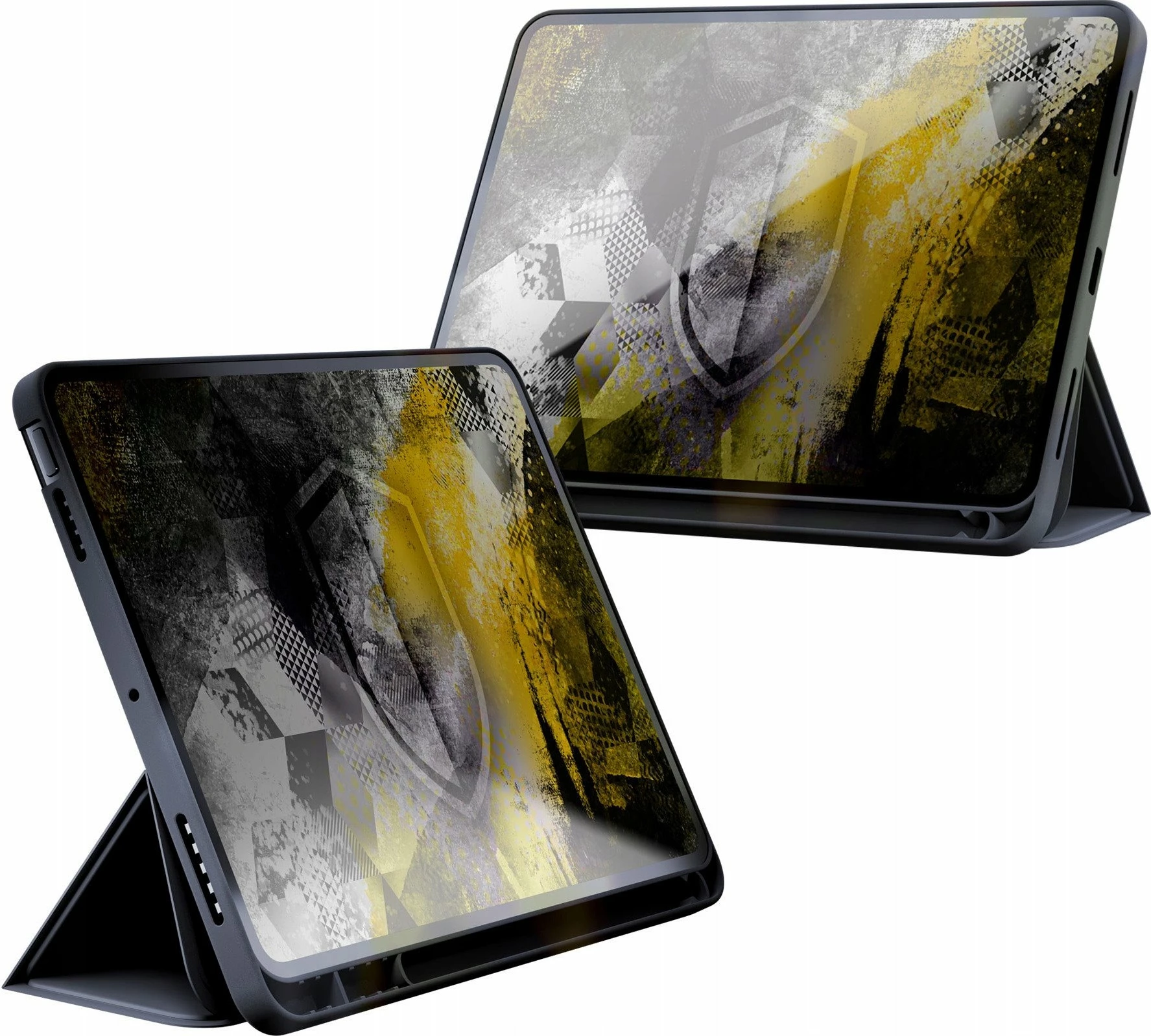 Këllëf tableti 3MK Soft Tablet Case për Apple iPad Air 11 (M2/M3), flip, tri-fold, TPU/mikrofibër, me Wake/Sleep, me vend për Pencil, i zi