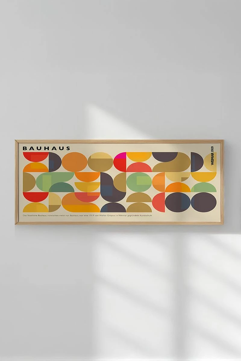 Pikturë dekorative me kornizë, Wallity, Artsmdfyty4-3370, shumëngjyrëshe, 33x70cm