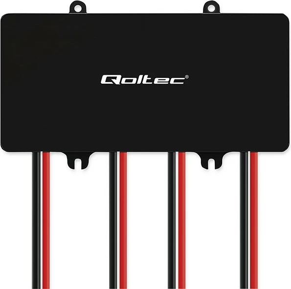 Balancues tensioni 48V Qoltec 51098, për 4x12V bateri, 10A, i zi