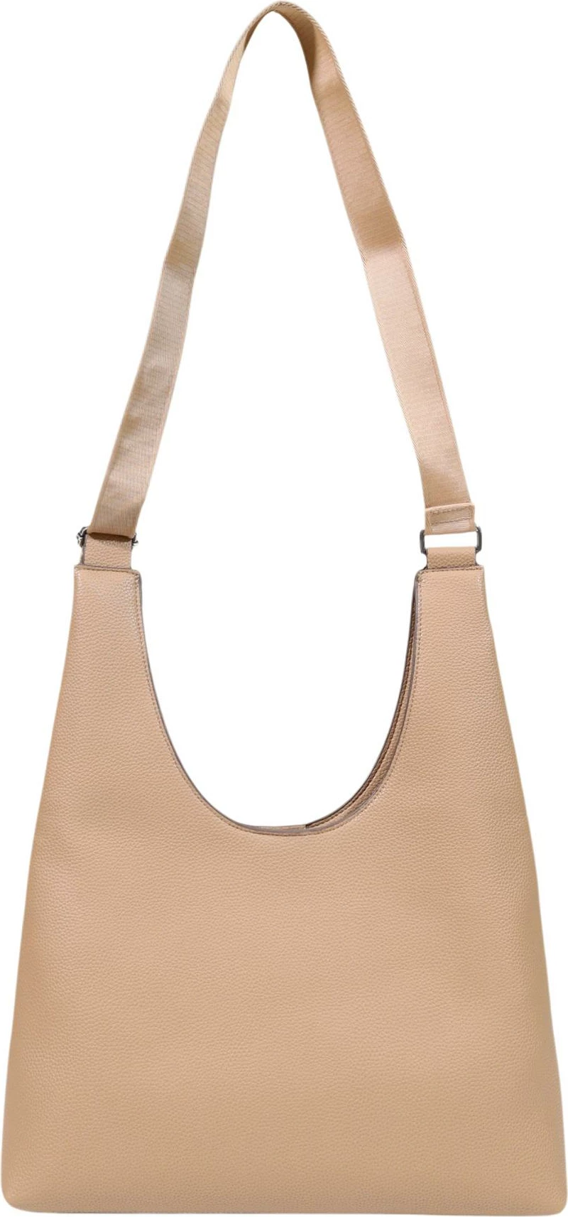 Çantë krahu femra Calvin Klein WEBBING ADJ STRAP LARGE SHOULDER LV04F3643G, bezhë e çelët
