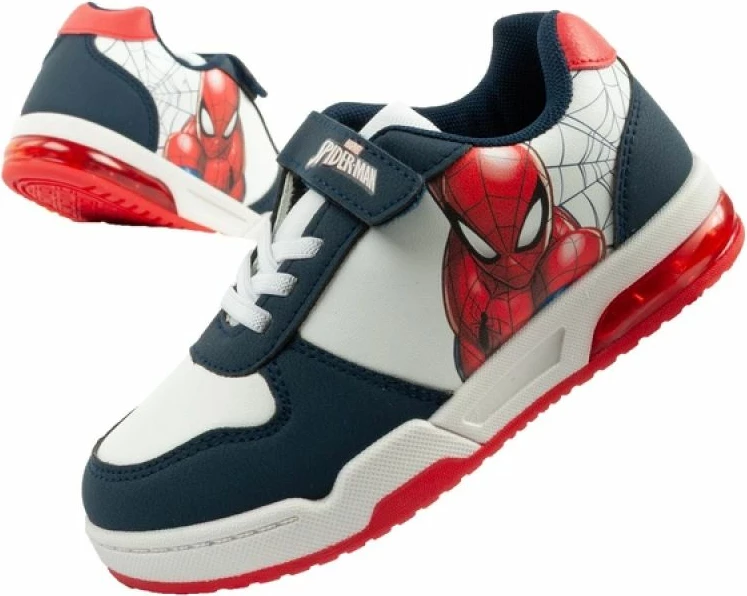 Atlete fëmijësh Leomil Spiderman me drita LED, të bardha