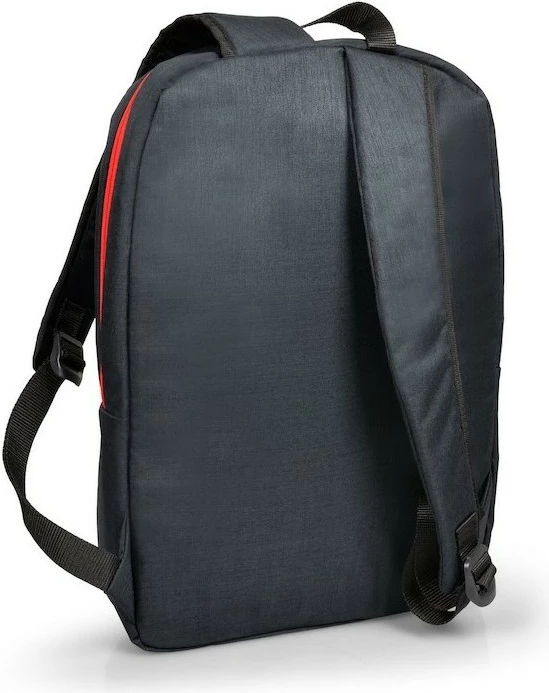 Rucksack PORT Designs Essential, për notebook/tablet deri 15.6", zi/kuqe