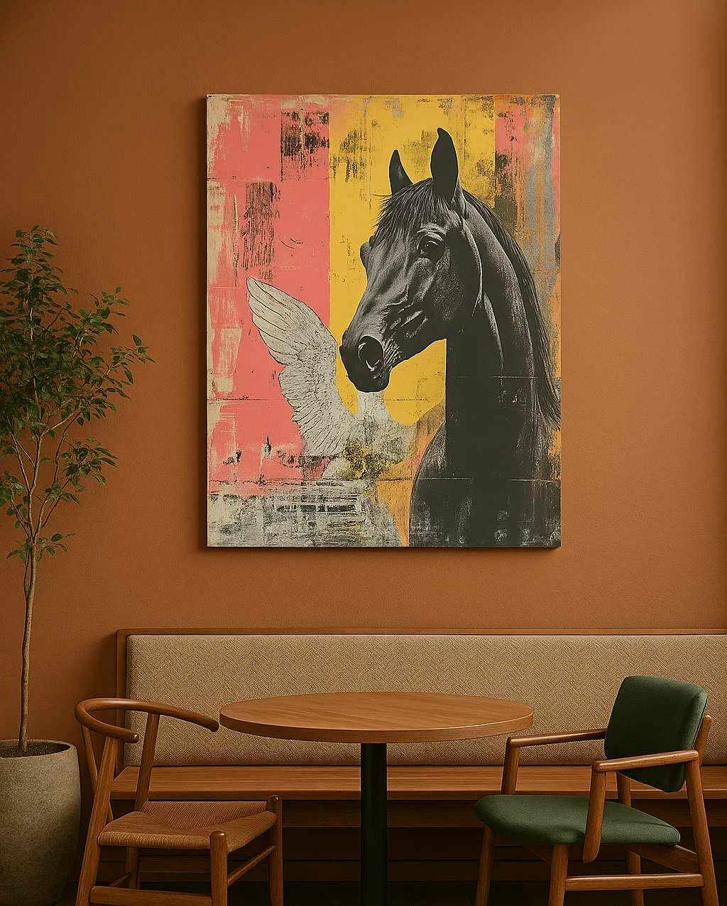 Pikturë dekorative në kanavacë, shumëngjyrëshe, Wallity, Hm_Cnvs26-49, 70x100cm