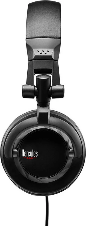 Kufje Hercules HDP DJ45, me kabllo, për muzikë/DJ, 2m, e zezë