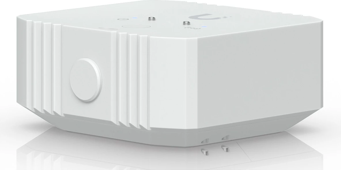 Sensor ambiental Ubiquiti USL-Environmental, multisensor temperaturë/lagështi/dritë + zbulim rrjedhje uji, i bardhë