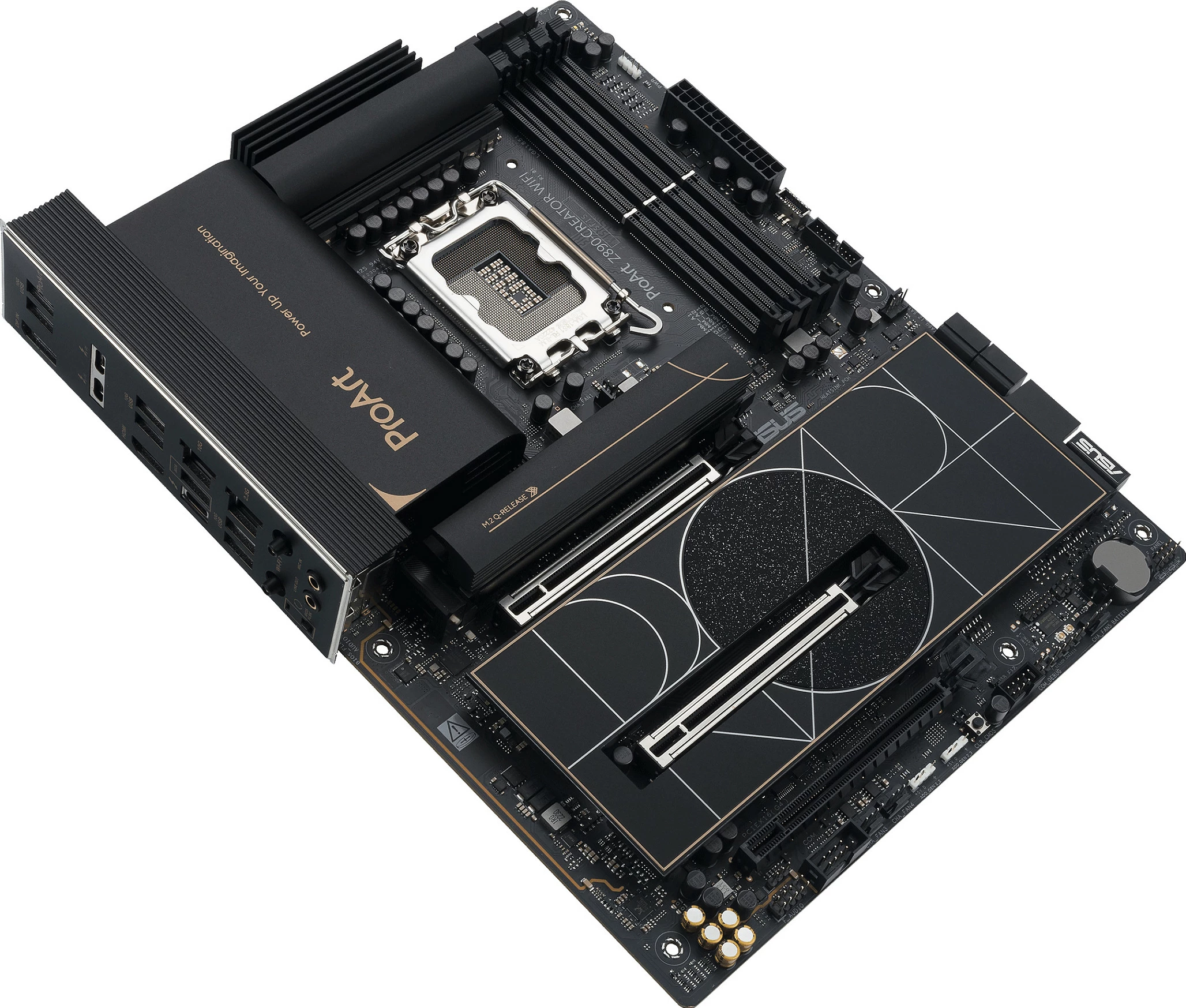 Pllakë amë ASUS PROART Z890-CREATOR WIFI, Intel, LGA 1851, DDR5-SDRAM, 192 GB, e zezë