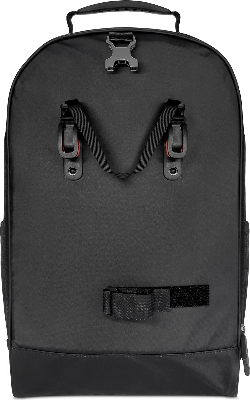 Çantë biçiklete Wozinsky WBB33BK, 30L, shpinore 2-në-1, e zezë