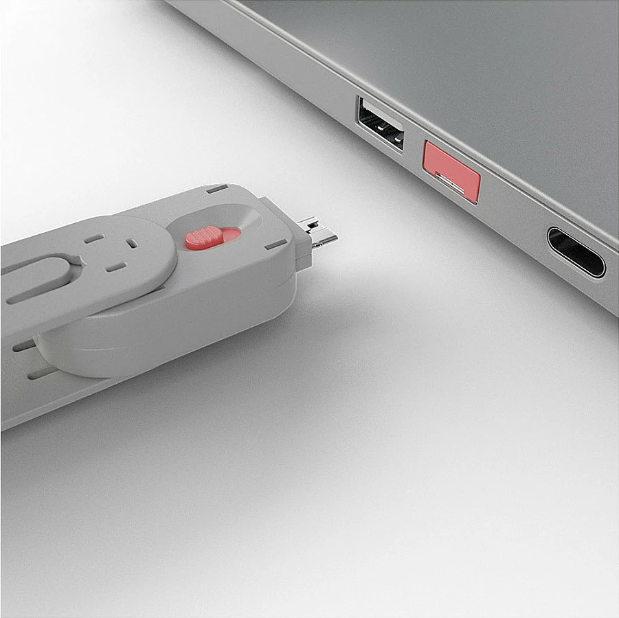 Bllokues porte USB-A LINDY, set 4 bllokues + 1 çelës, kod ngjyre rozë