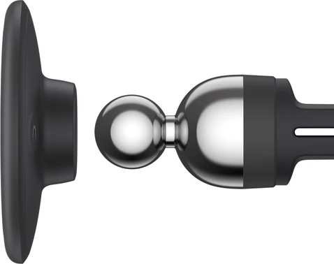 Mbajtës magnetik për celular Baseus C01 Overseas Edition për ventilator të makinës, i zi