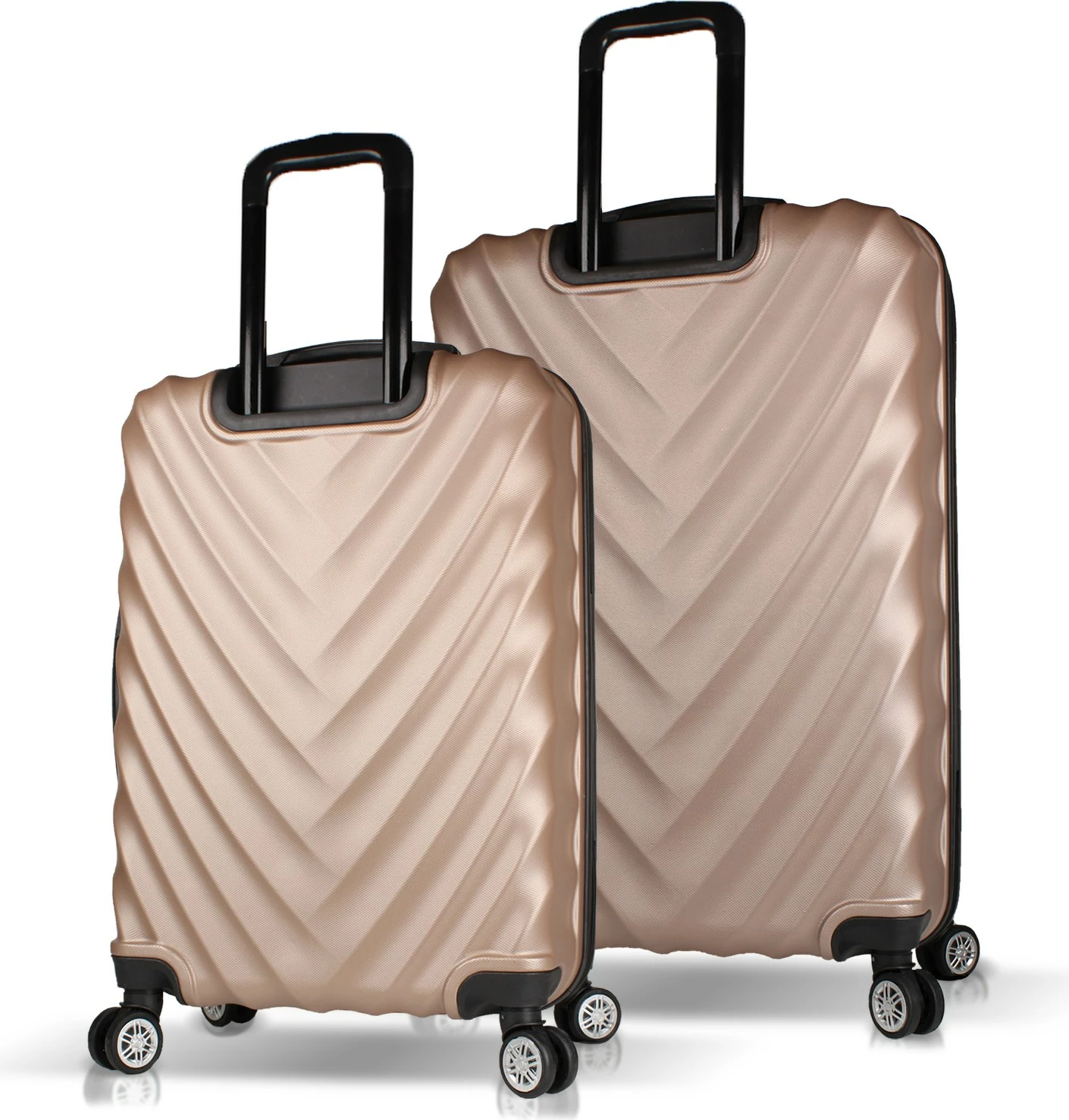 Set valixhesh (2 copë), ngjyrë ari, Zoozie Bags, 6838