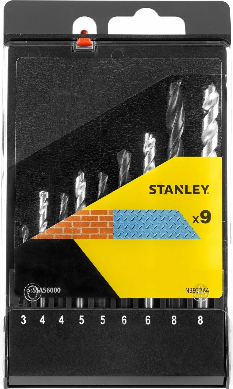 Set burgjish HSS Stanley STA56000, 9 copë
