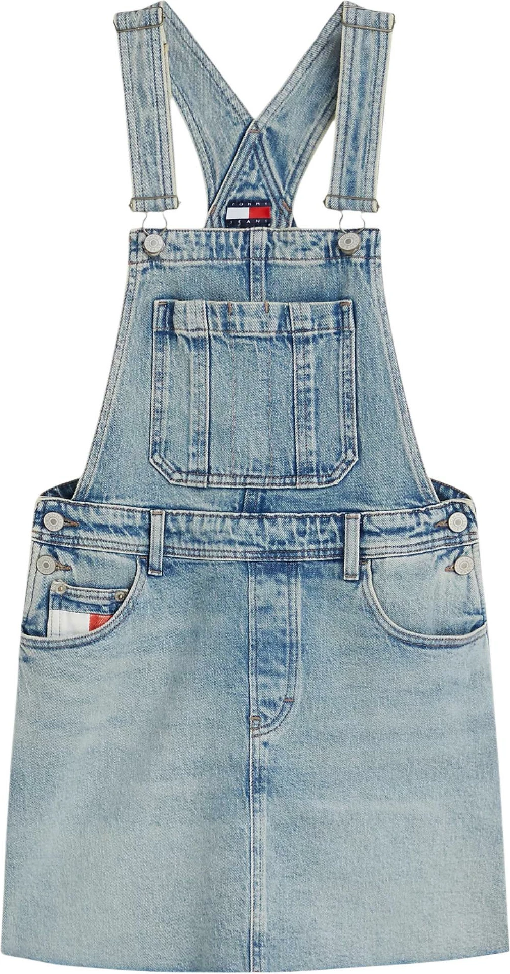 Fustan kominoshe për femra Tommy Hilfiger Jeans DW0DW22874, denim i çelët [Madhësia: M]