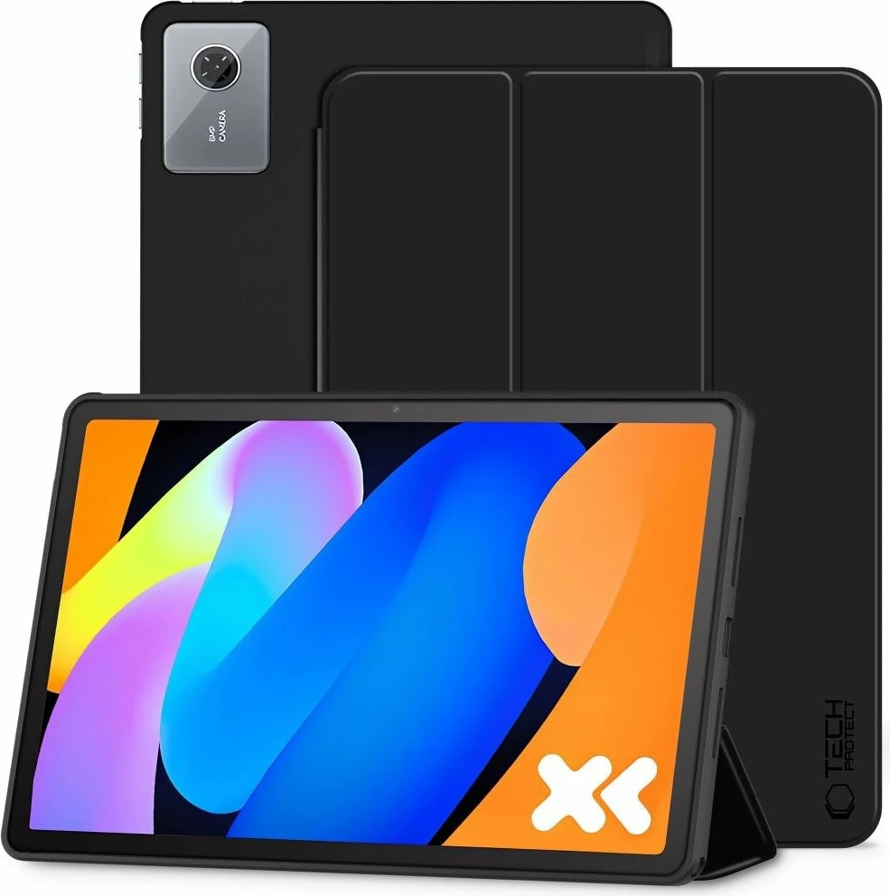 Këllëf flip Tech-Protect SmartCase për Lenovo Idea Tab 11.0 TB-336, auto wake/sleep, 1 copë, i zi