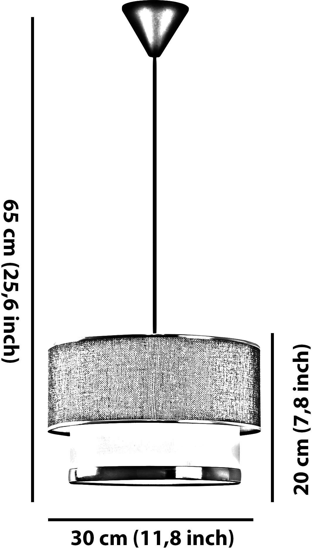 Llambë tavani Opviq Echo, bezhë - 5