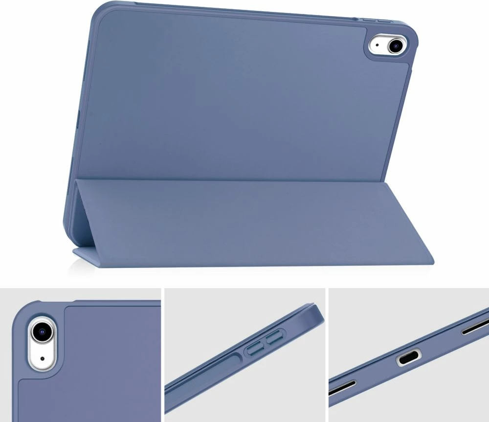 Mbështjellës Tech-Protect SC Pen për iPad 10.9" (2022), Silikon, Blu