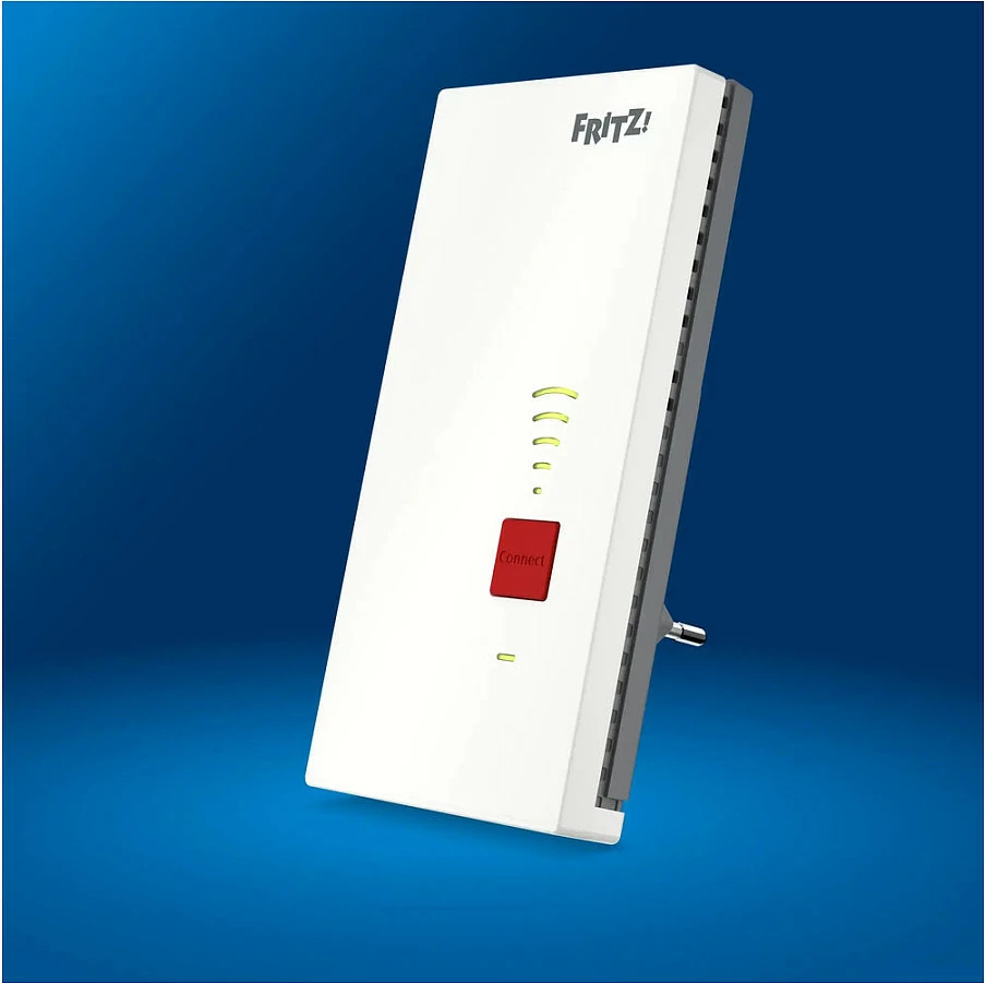 Repeater Wi‑Fi FRITZ! Mesh Set 2700, Wi‑Fi 7, 6.5 Gbit/s, 2 copë, i bardhë/gri