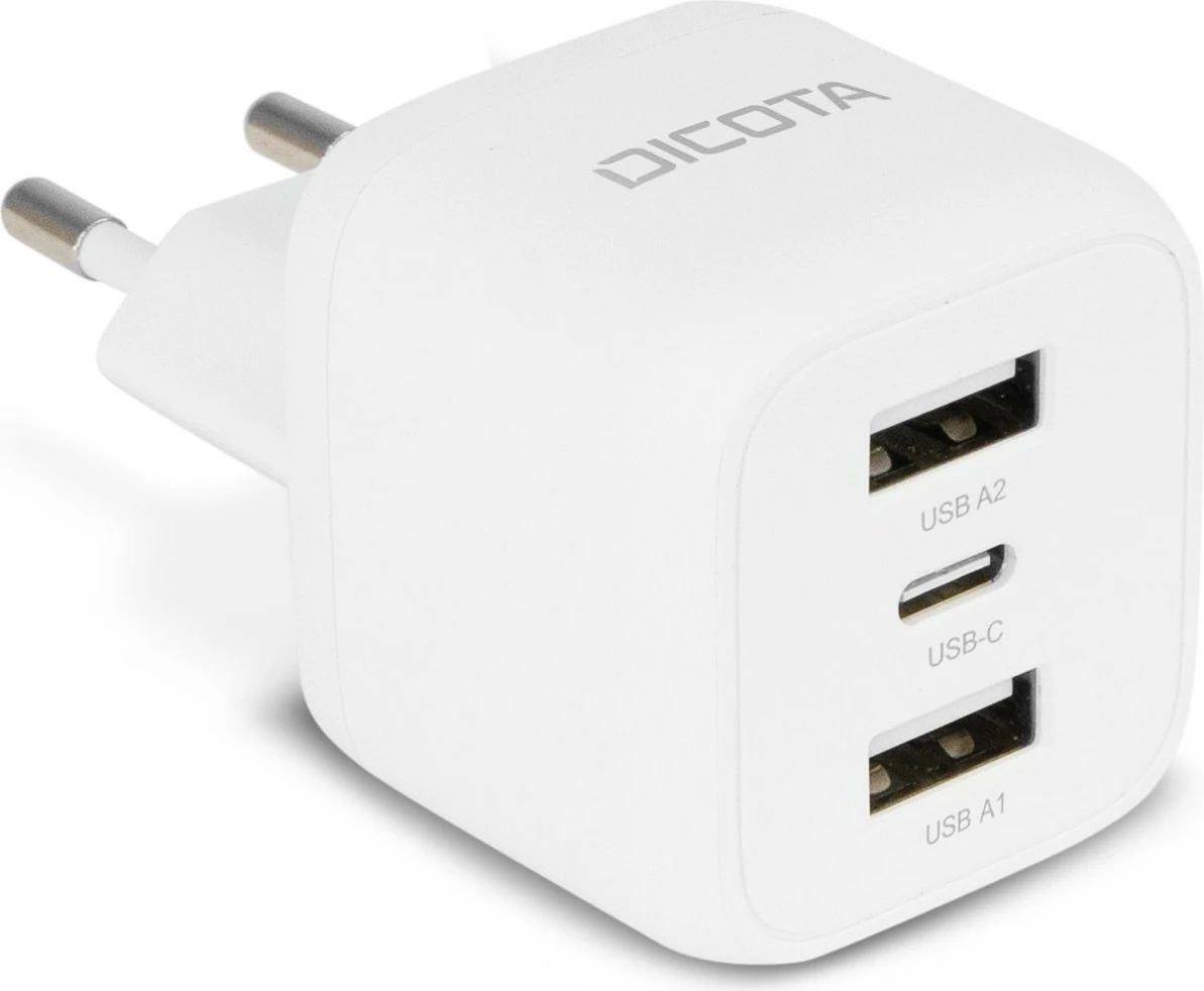 Karikues DICOTA D32069, 32W, USB-C dhe USB-A, i bardhë