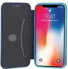 Mbështjellës HAVANA Premium Soft Flip, MPN 9506, për Samsung Galaxy A80 A805 / Galaxy A90 A905, me magnet, me xhep për kartelë, kaltër e çelët