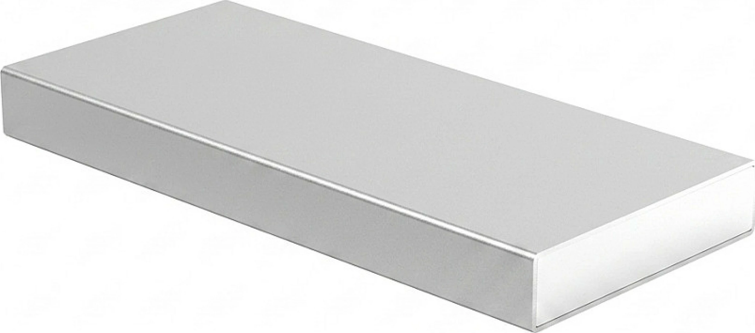 Profil U për LED Synergy21 ALU144 me magnet, alumin i argjendtë
