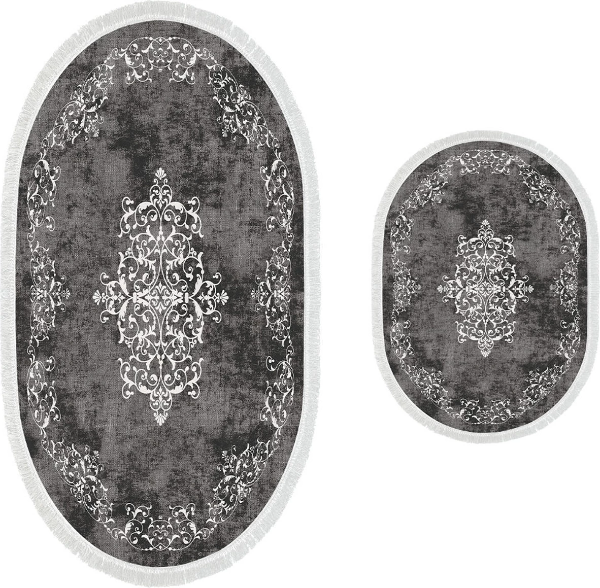 Set tapetash për banjo (2 copë), Mijölnir, 410616 - O, ngjyrë gri