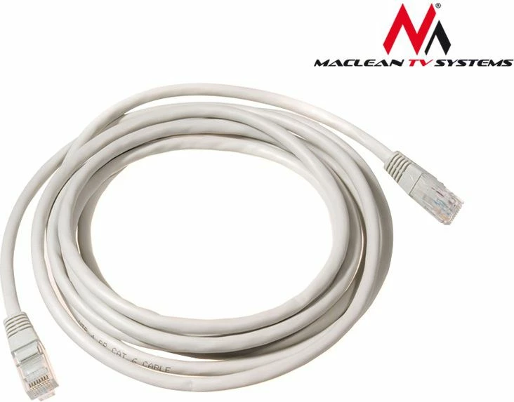 Kablë rrjeti patch cord Maclean MCTV-654 Cat6 UTP RJ45-RJ45 0.5m, gri
