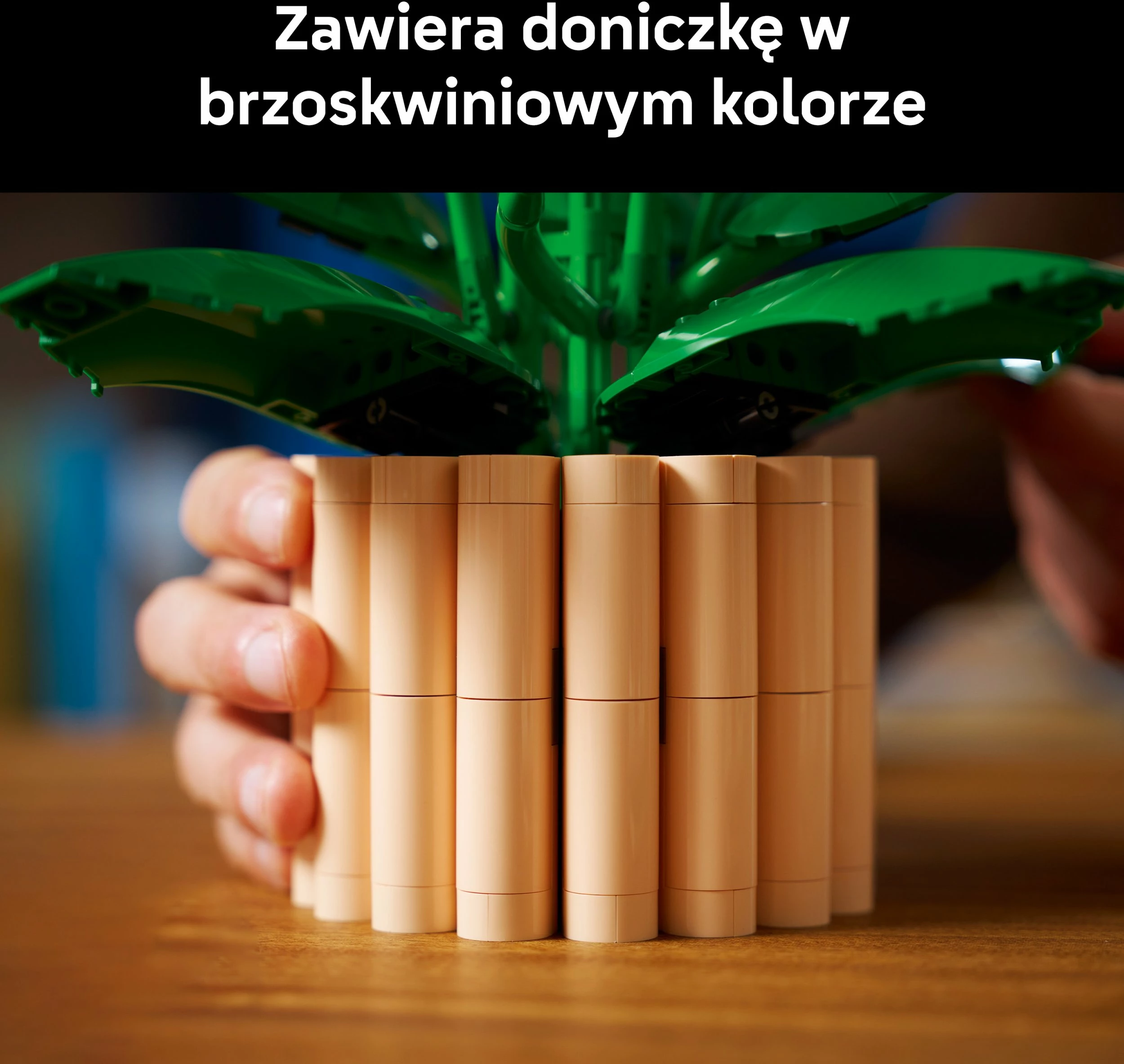 Set ndërtimi LEGO Botanicals Peace Lily 11504, 474 copë, 18+, vazo pjeshkë