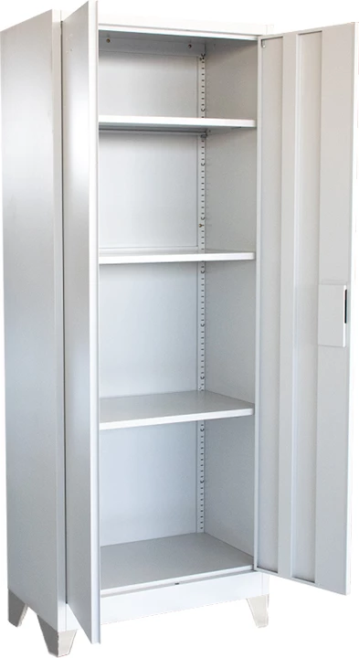 Dollap metalik Ugren I Pakoworld, ngjyrë gri e çelët, 70x40x180cm