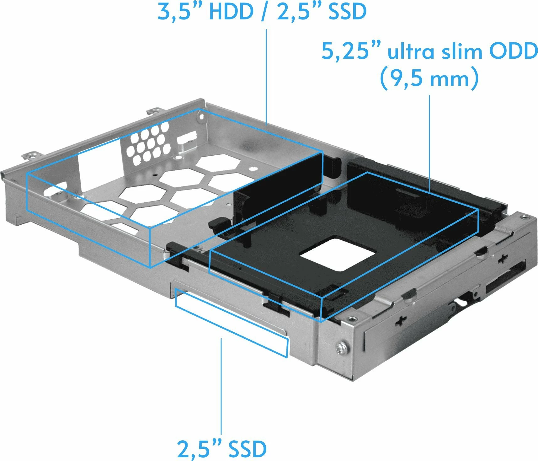 Kasë Chieftec Uni BE-10B-300 SFF mATX/Mini-ITX me furnizim 300W, e zezë