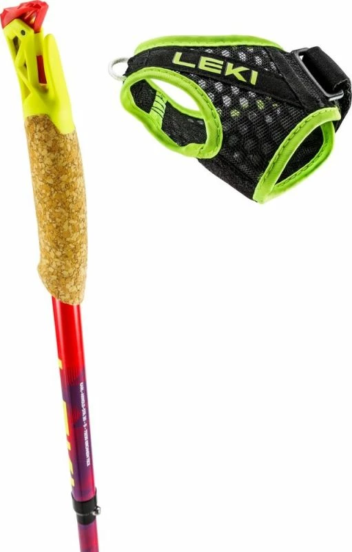 Shkopinj trail running Leki TRL ULTRATRAIL FX ONE 115cm, të kuq