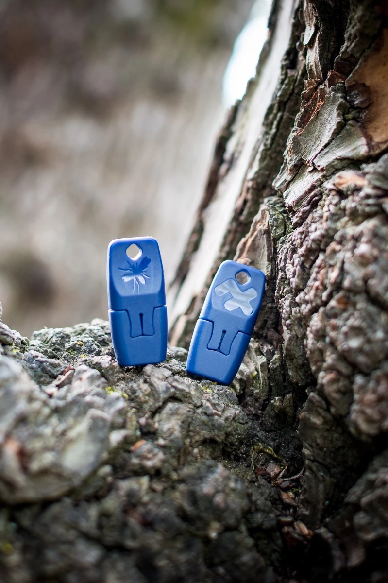 Pajisje kundër pickimeve të insekteve HEAT IT V3 USB-C, e kaltër