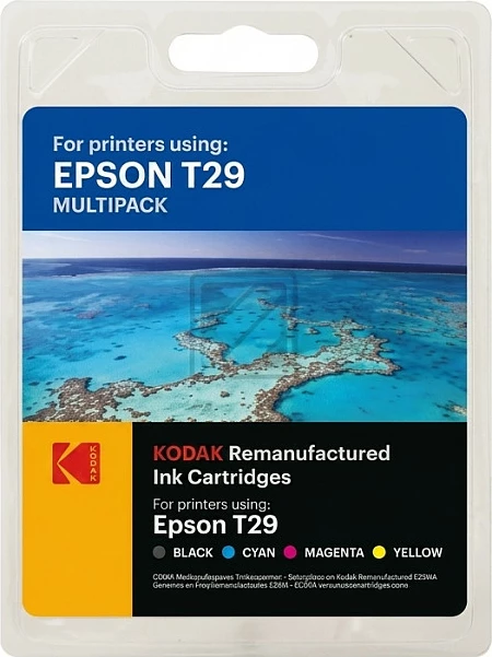 Kartusha boje Kodak për Epson T29 (T2986) Multipack BK/C/M/Y