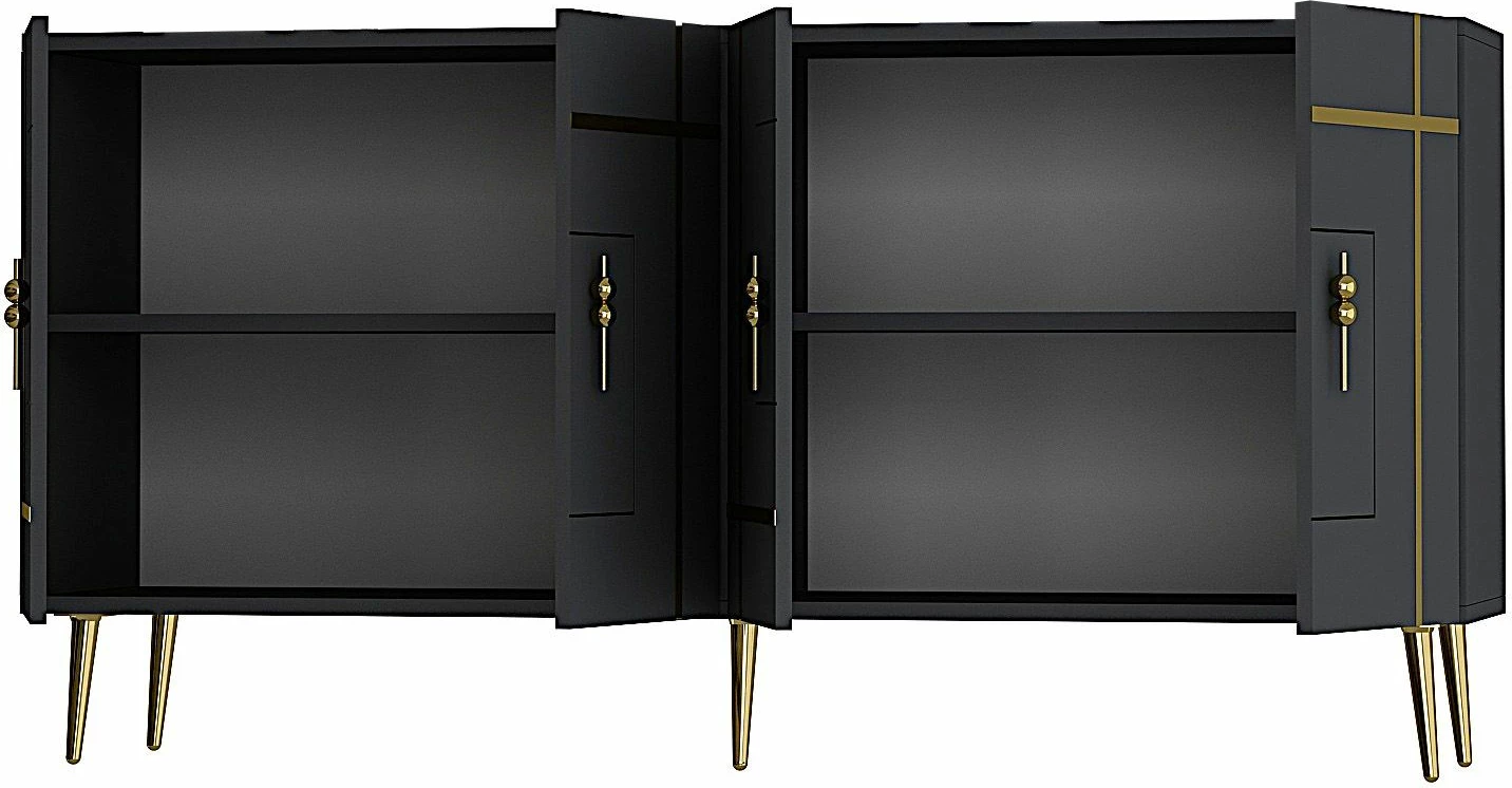 Konsol Skye Decor, Line KB150, anthracite dhe ari