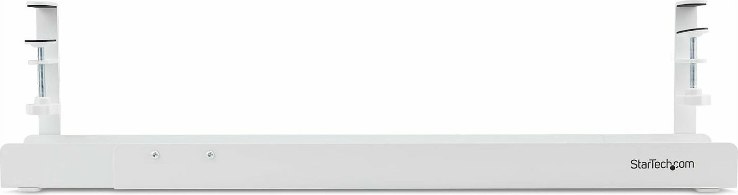 Organizues kabllosh nën tavolinë StarTech, i rregullueshëm 80-120 cm, clamp-on, çelik, i bardhë