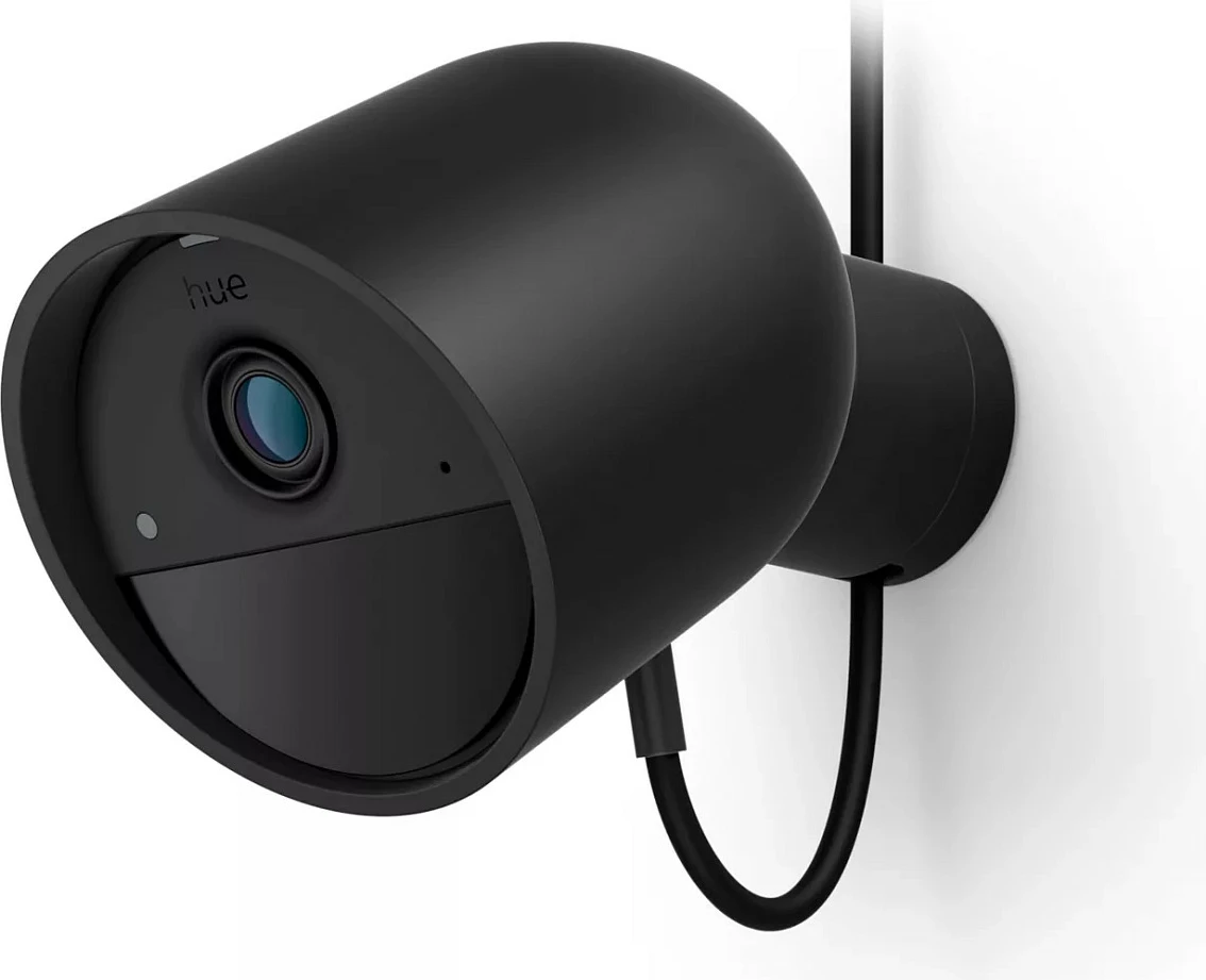 Kamerë sigurie Philips Hue Secure, 1080p, Wi‑Fi, kabllore, e zezë