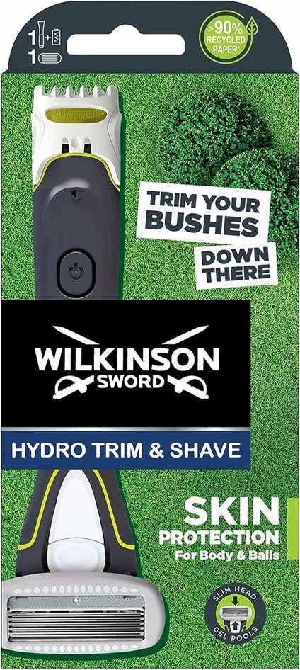 Rroje dhe trimmer për meshkuj Wilkinson Hydro Trim & Shave, 1 copë