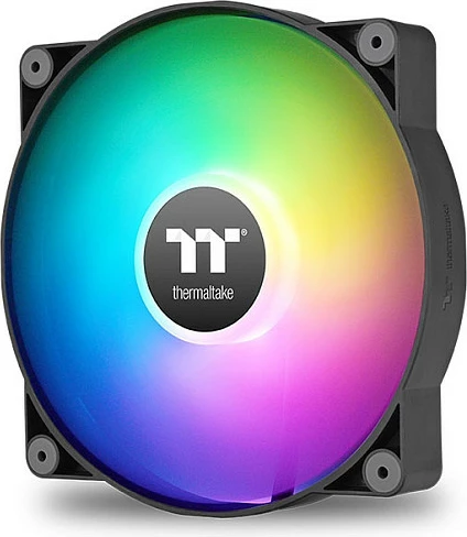Ventilator për kasë PC Thermaltake CT200 ARGB Sync, 200mm, 4-pin PWM, i zi