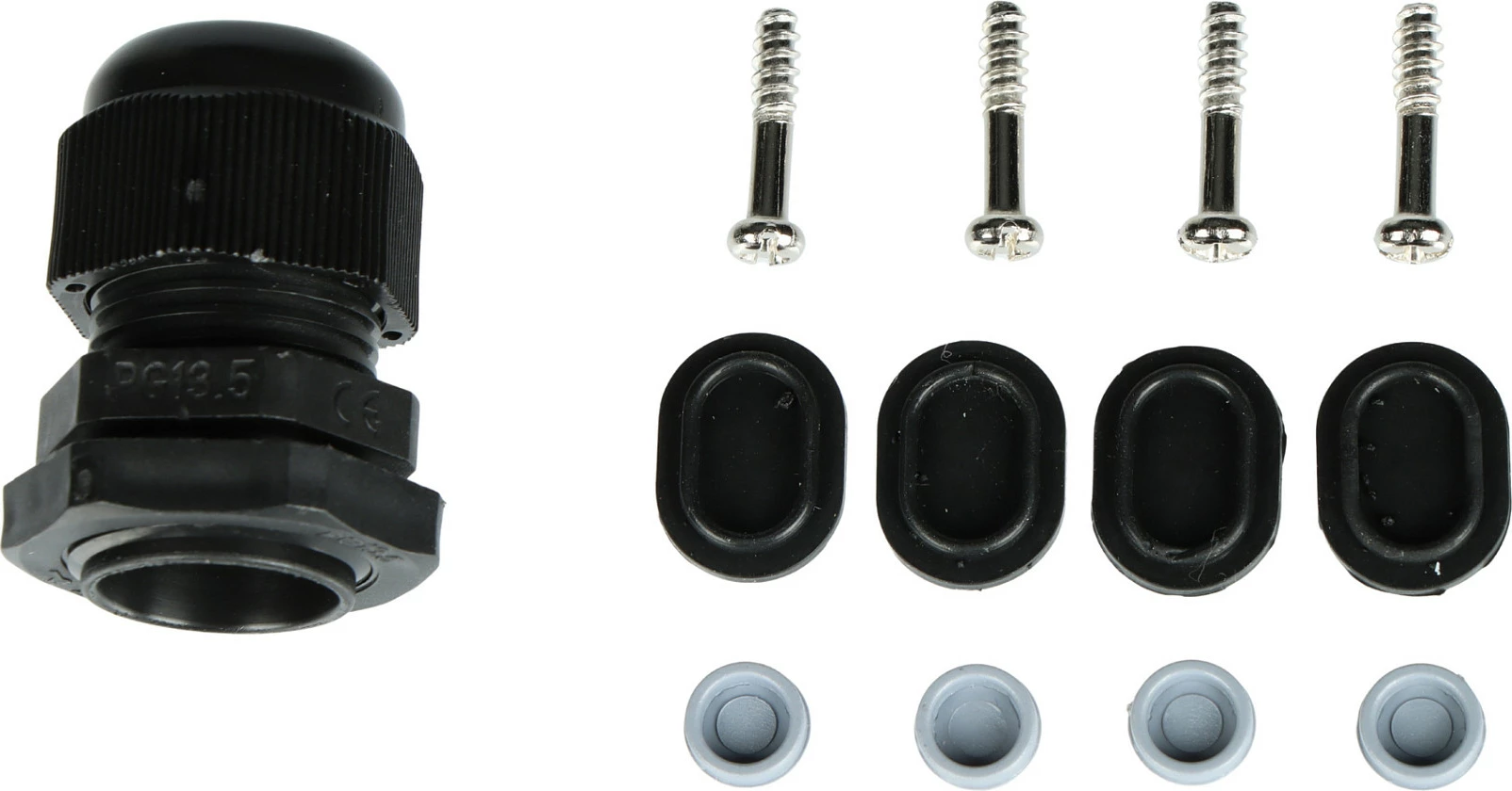 Kuti montimi EQUIP 1-Port Keystone, IP66, gri