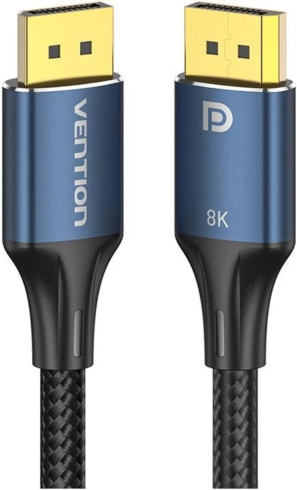 Kabllo DisplayPort Vention 1.4, 8K 60Hz/ 4K 120Hz, 5m, zi-kaltër