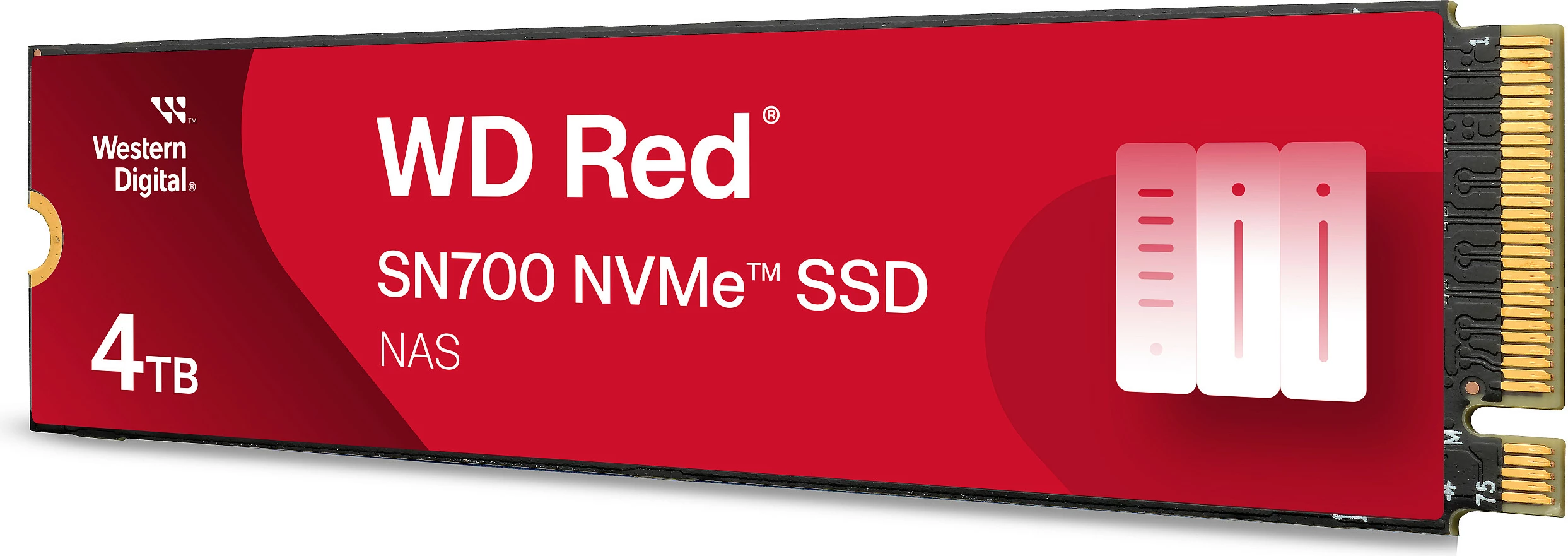 SSD Western Digital WD Red SN700, 4 TB, M.2, 3400 MB/s