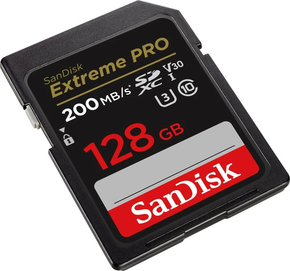 Kartelë memorie SanDisk Extreme Pro SDXC 128GB, 200/90 MB/s