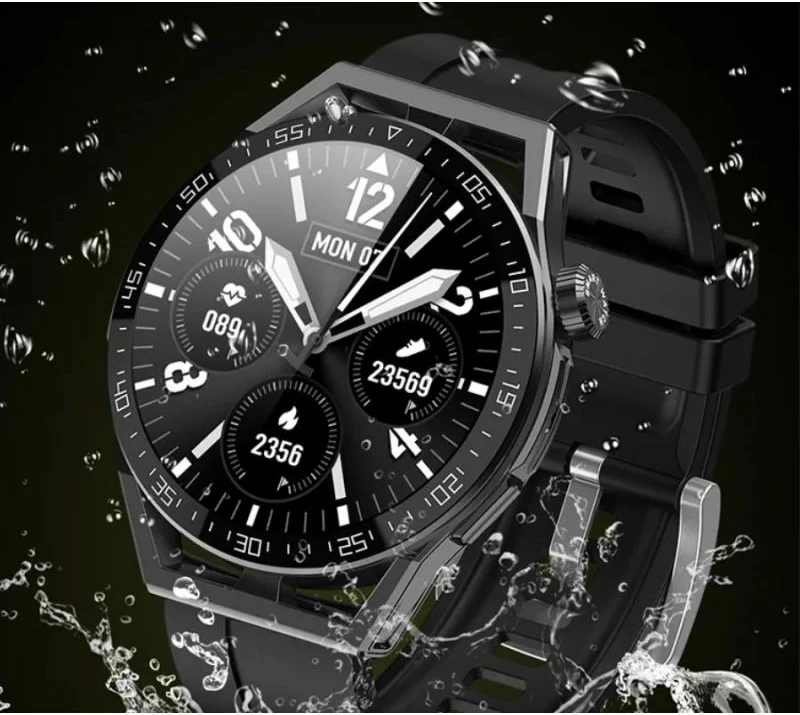 Smartwatch Rubicon unisex, e zezë