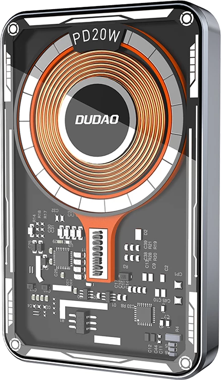 Power bank Dudao TGK1, 10000mAh, MagSafe wireless, 20W, i zi