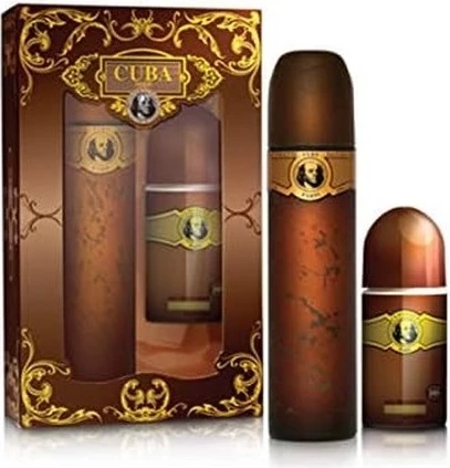 Set Eau de Toilette dhe deodorant stick për meshkuj Cuba Original Gold 100ml + 50ml