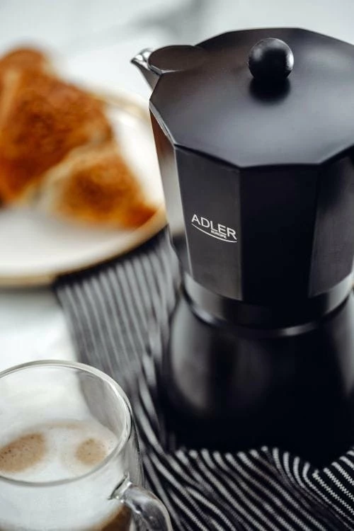 Aparat kafeje moka Adler AD 4429 9 filxhanë 520 ml, i zi
