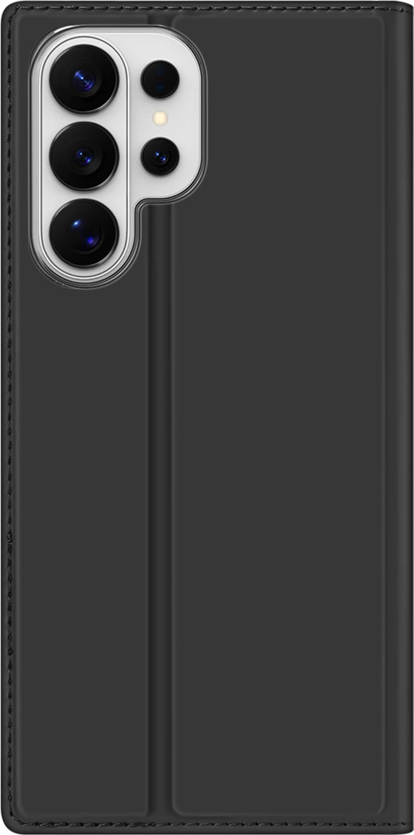 Mbështjellës Dux Ducis Skin Pro për Samsung Galaxy S26 Ultra, flip me portofol dhe stand, i zi