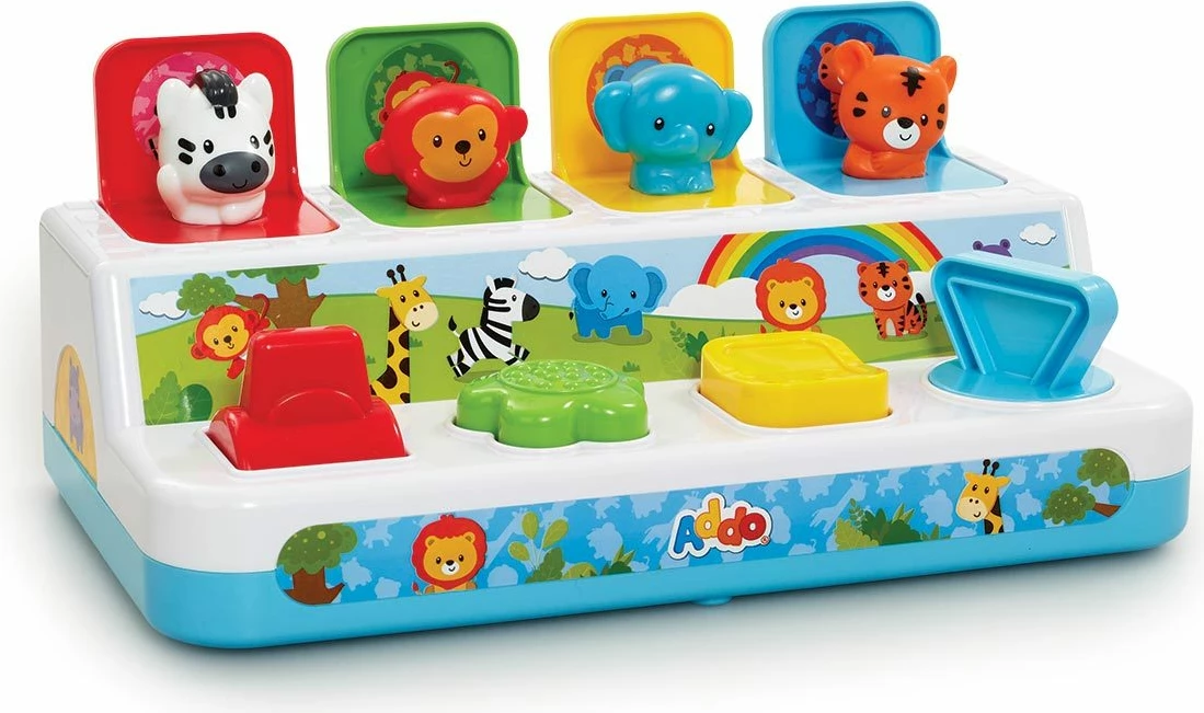 Little Lot – Lodër Kafshësh Peek-a-Boo për Bebe