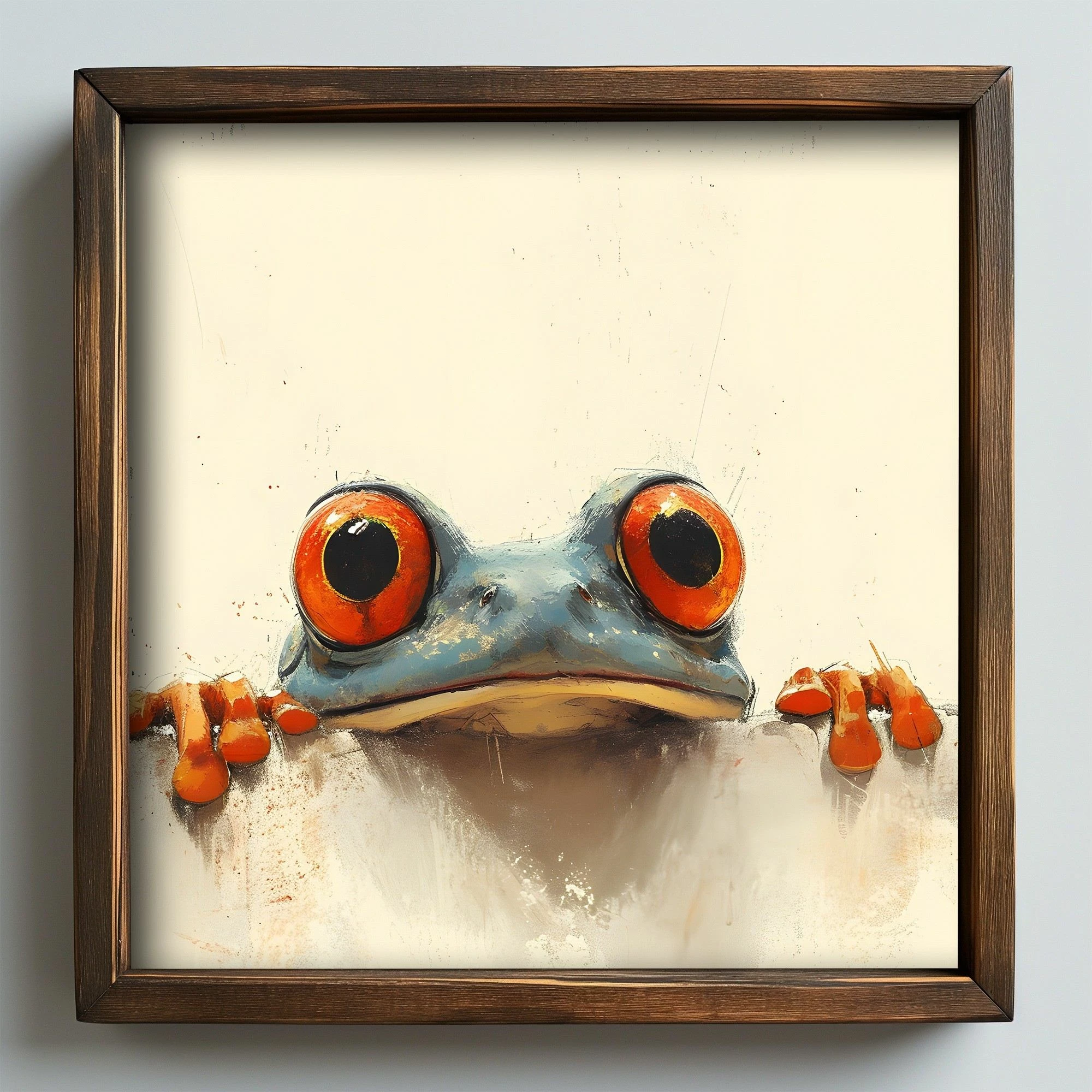Pikturë dekorative me kornizë MDF, shumëngjyrëshe, Wallity AI074, 50x50x3.5cm